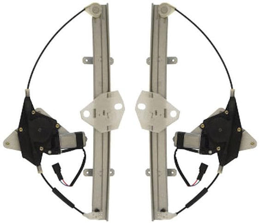 TRQ Front Power Power Window Regulator & Motor Assembly Set - style: WRA50371