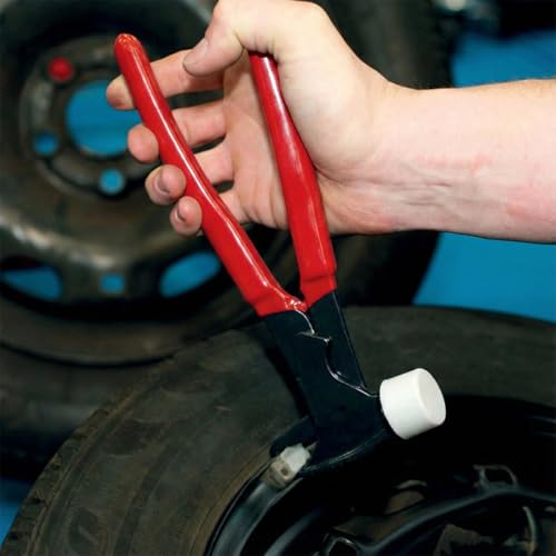CKAuto Wheel Balancing Weight Pliers/Hammer for Clip-On Weights - size: upgraded