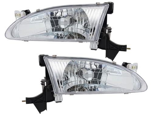 Fits Head Light 1998 1999 2000 Corolla Passenger and Driver Side PAIR - color: 1998-2000 Corolla Pair