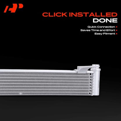 A-Premium Transmission Oil Cooler Compatible with Ford, Lincoln