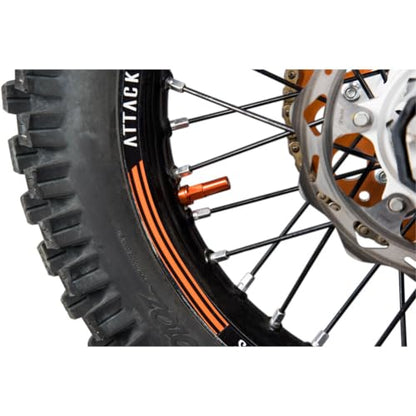Tusk Rim Lock Nut and Spacer Kit - Orange - color: Orange