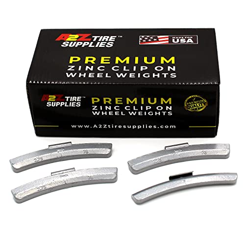 T Series Hammer on ZINC Wheel Weights Coated (2.75oz) Box of 25pcs - size: 2.75oz