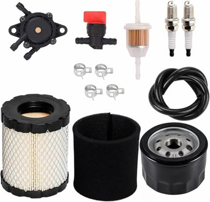 Air Filter Fuel Pump Oil filter for John Deere Z355E Z345M Z355R Z345R Z225 Z235 Z345 E120 LT150 46" 48" Mower 17.5hp 19.5hp 20hp 21hp