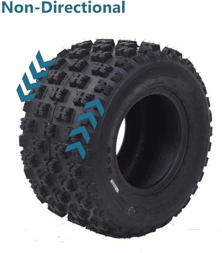 20x11-9 ATV Tires, All Terrain 6PR 20x11x9 ATV UTV Trail Mud Sand Off-Road Tires (Pack of 2, Tubeless) - size: 20x11-9