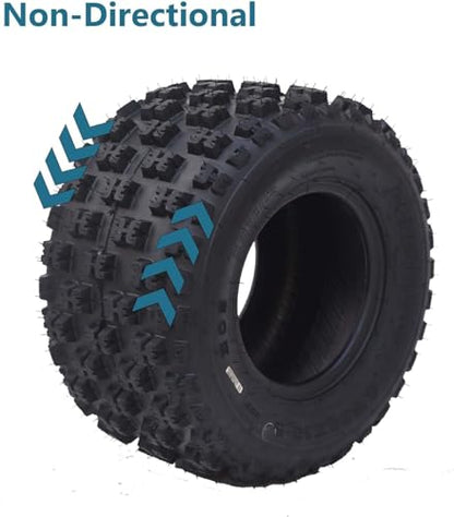 20x11-9 ATV Tires, All Terrain 6PR 20x11x9 ATV UTV Trail Mud Sand Off-Road Tires (Pack of 2, Tubeless) - size: 20x11-9