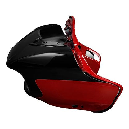 HR3 Billiard Red/Vivid Black Outer Fairing + Inner Fairing Fit for Road Glide Compatible with 2020 Road Glide Limited FLTRK (Replace for OEM) - color: Billiard Red / Vivid Black
