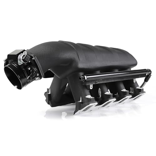 300-117 Hi-Ram EFI LS Intake Manifold with 102mm Throttle Body - size: 300-117KIT Black