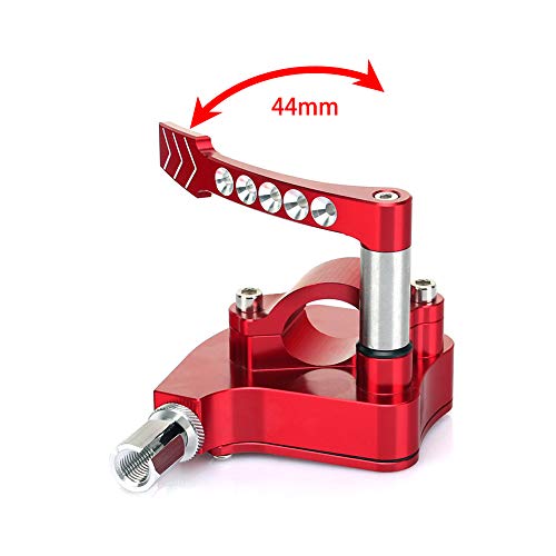Universal 7/8" Handlebar Thumb Throttle,for Yamaha Banshee 350,Red - color: Silver