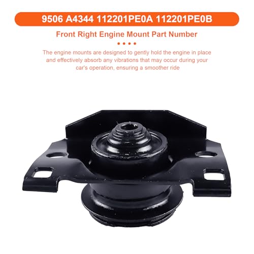 Engine Motor Mount Compatible with Nissan Pathfinder 2005-2012 V6 4.0L,Nissan Xterra 2002-2015 V6 4.0L,Suzuki Equator 2009-2012 V6 4.0L,Replacement for A4344 A4344 A7366 - size: Pathfinder 05-12