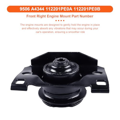 Engine Motor Mount Compatible with Nissan Pathfinder 2005-2012 V6 4.0L,Nissan Xterra 2002-2015 V6 4.0L,Suzuki Equator 2009-2012 V6 4.0L,Replacement for A4344 A4344 A7366 - size: Pathfinder 05-12