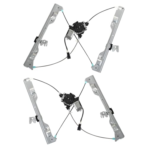 TRQ Front Power Window Regulator & Motor Assembly Set - style: WRA11694