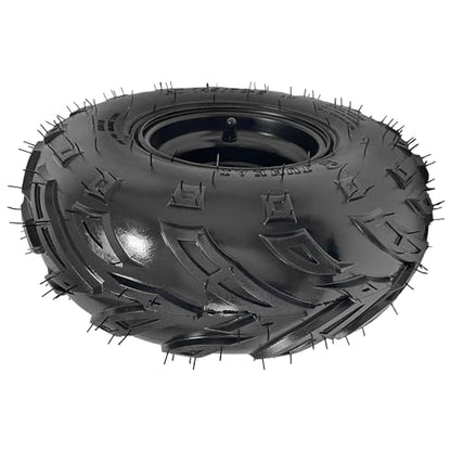 4 Pack 145x70-6 145/70-6 Tubeless Tires and Rims 6" ATV Go Kart Quad Wheels 3 Stud 78mm for 50cc 70cc 90cc 110cc 125cc TaoTao Coolster Kazuma Dune Buggy Mini Bike