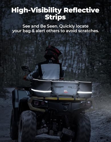 KEMIMOTO ATV Storage Bags, 71L ATV Rear Seat With Storage
