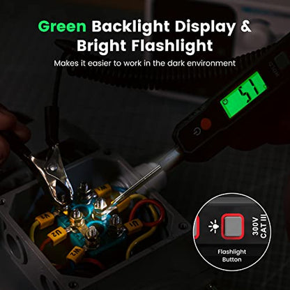 KAIWEETS Fuse Tester, Smart Automotive Test Light for Cars, 0.8-100V DC