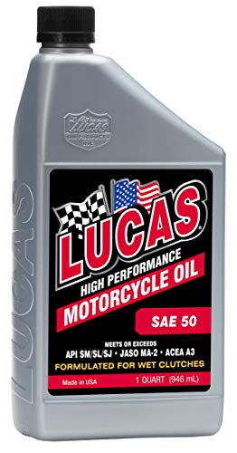 Lucas Oil 10712 SAE 50 Motorcycle Oil - 1 Quart - style: SAE 50