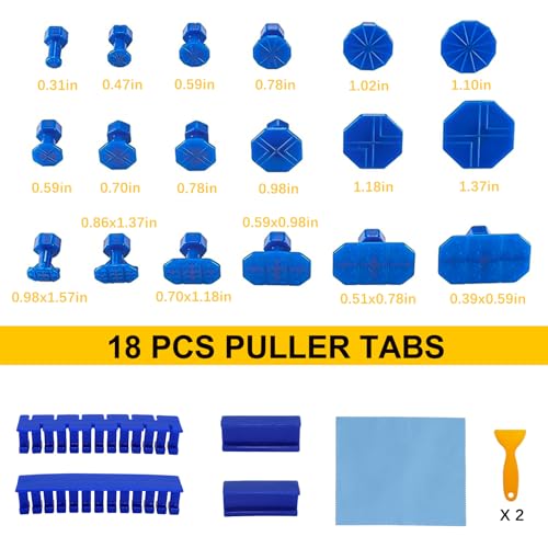Car Dent Puller Kit Auto Body Dent Remove, Small Dent Remover Tool for Car, Hail Damage Paintless Dent Repair Removal Kit, Pulling Small Dents Out of Car, Herramienta para Sacar Golpes de Carro