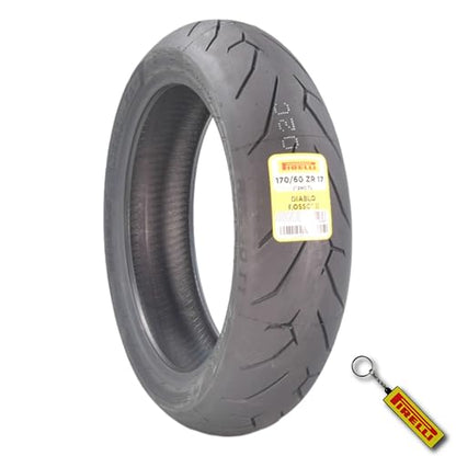 Pirelli Diablo Rosso II 170/60 ZR 17 M/C (72W) TL Rear Motorcycle Tire - size: 170/60ZR17