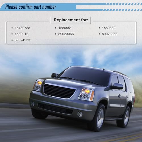 Radiator Cooling Fan Compatible with 07-13 Avalanche Silverado 1500 - size: 2007-2013 Chevy Avalanche