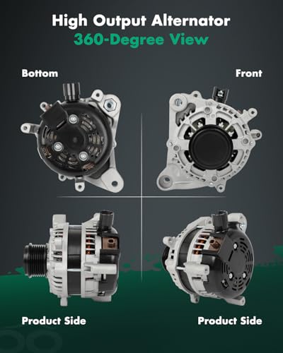 SCITOO 12V 135Amp Alternator Fit for Honda for Civic 2.0L 2016-2022 - size: Small, style: 11931 Alternator