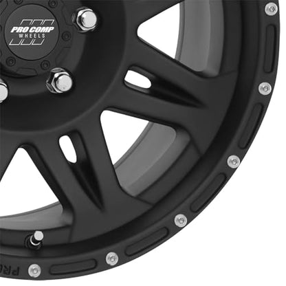 Pro Comp Alloys PXA5 17X8 6X5.5 F-BLK 0MM - PXA7005-7883 - size: 17X8, 6X5.5, 0 mm