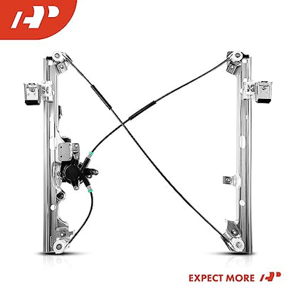 A-Premium Front Passenger Side Power Window Regulator with Motor - size: Front Passenger Side(RH)