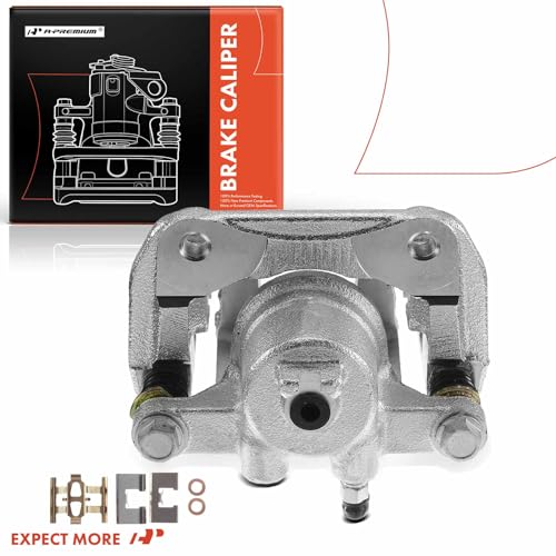 A-Premium Rear Right Passenger Side Disc Brake Caliper with Bracket - style: Rear Passenger