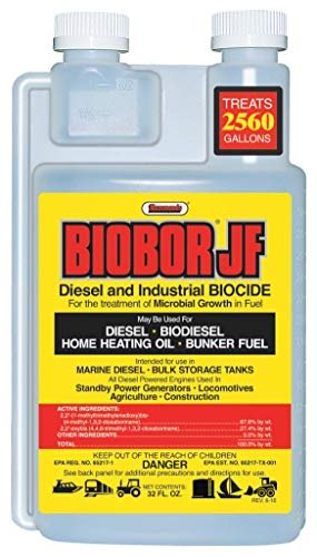 BIOBOR JF Diesel Fuel Additive: Highly Effective Fuel Biocide Supplement, Prevents Corrosion of Fuel Tanks, Increases Lubricity, Dual Phase Chemistry | 32 Ounce, (BB32EZ01US) - style: 32 oz