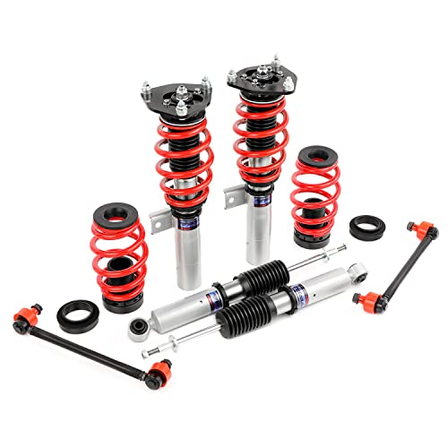FAPO Coilover for Volkswagen Golf MK5 MK6 2003-2012, for VW Jetta MK5 MK6 2005-2019 Adjustable Height Mono-Tube Suspension Lowering Kit