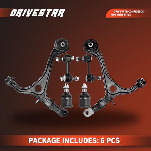 Front Suspension Kit Lower Control Arms W/Ball Joints Sway Bar End Links - size: CAK1026FBA