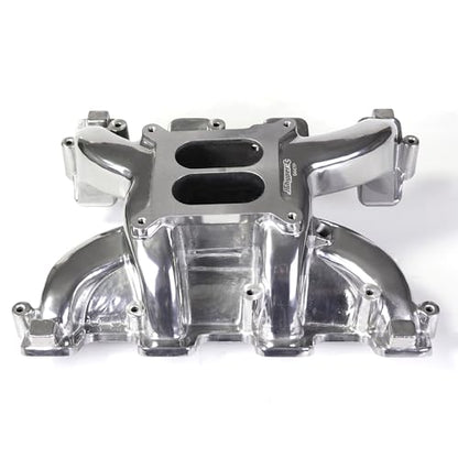 300-130 LS Cathedral Port Carb Intake Manifold for LS1 V8 Polished - size: LS1 LS2 LS6 Polished