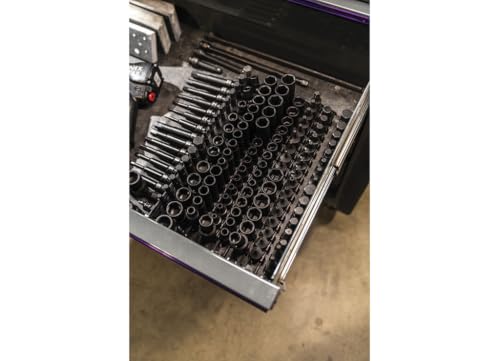 SUNEX 35145 3/8" Drive SAE & Metric 6 Point Standard & Deep with Universals, Star (E and Tamperproof), Triple Square, & Hex Bit, 145-Piece - size: 145-piece SAE/Metric
