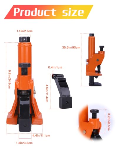 Manual Tire Bead Breaker Tool, Heavy Duty Tire Changer for 38–42 Inch Tires, Tire Bead Removal and Changing Tool for ATV, UTV, Tractor, Truck, Golf Cart with Gloves