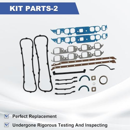 Full Gasket Set for Chevy,GMC,Pontiac 1965-1979 - color: 260-1009