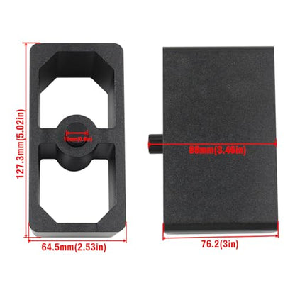 3 Inch Universal Billet Aluminum Leaf Spring Lowering Block Kit - size: 3 Inch