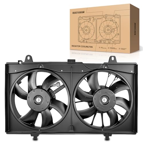 Torchbeam Engine Cooling Radiator Fan Assembly Compatible with Nissan Sentra Models 2007-2012 Radiator Cooling Fan Kit Replacement 620-455 21481ET000 - size: 2007-2012 Sentra 2.0L