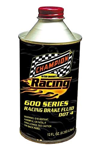 Champion Brands 4059K-Each 'Racing' Dot-4 High Temperature Brake Fluid - 12 Oz.