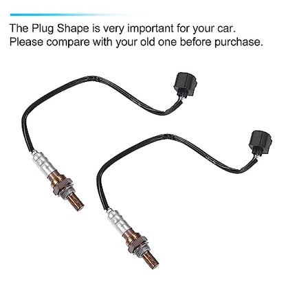 X AUTOHAUX 2pcs Upstream Oxygen Sensor O2 Sensor Replacement for Dodge Durango 2001-2007 for Jeep Grand Cherokee 2001-2007