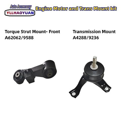 Yllhaoyuan Engine Mount Set of 4 Compatible with - size: 2010 2011 Camry 2.5L-Except Hybrid