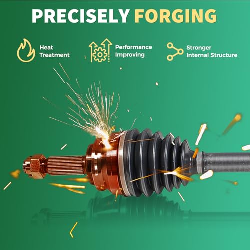 CV Axle Rear Left/Right AWD Compatible With 2003 2004 2005 2006 Pontiac Vibe Base/Toyota Matrix Base XR,Driver/Passenger Side CV Joint Shaft Assembly OE# NCV21069 NCV36178