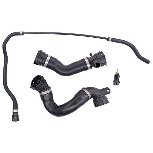Set of 4 Low Upper Radiator Coolant Hose Vent Line Hose Sensor