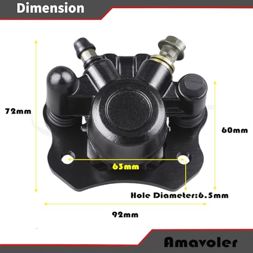 ATV Rear Front Brake Caliper Aftermarket Replacement Parts Fit for Chinese 50cc-250cc Taotao Roketa Sunl Go Kart Buggy Quad ATV Dirt Bike.