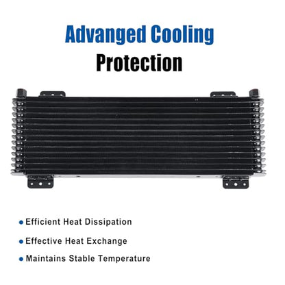 LokoCar Low Pressure Drop Transmission Oil Cooler LPD47391 40,000 GVW Black