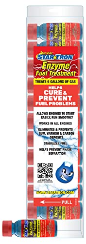 Star Tron Enzyme Fuel Treatment - Gas, Stabilizes Old Gasoline - size: 1 oz(Pack of 12)