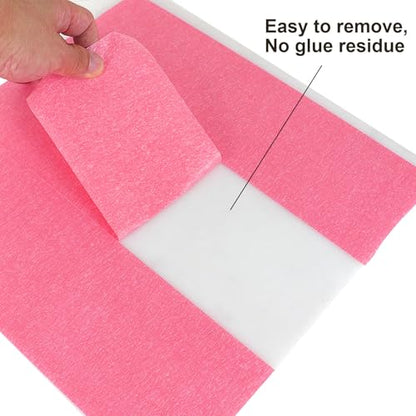 BOMEI PACK Wide Pink Painters Tape 4 Inches x 30 Yards, 3D Tape, 3D Printing Tape for Laser Cutting, 21-Day Clean Removal Wide Masking Tape - color: Pink