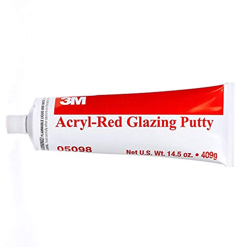 3M 05098 Acryl-Red Glazing Putty Tube - 14.5 oz.