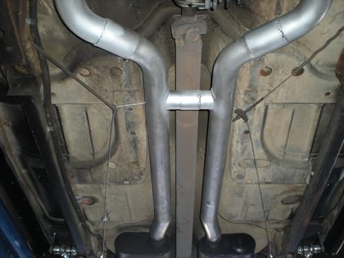 Flowmaster 817129 American Thunder Crossmember-Back Exhaust Kit 2.5 Inch Stainless Steel Compatible with 1967-1968 Camaro and Firebird with V8 engine.