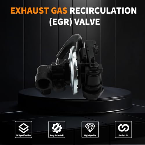 EGV1055 5L2Z9D475A Exhaust Gas Recirculation Valve Compatible with 2004-2010 Ford Explorer, for Explorer Sport Trac, for Mercury Mountaineer V6 4.0L