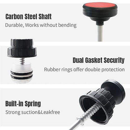 Thorstone 500cc Fluid Extractor Pump with 2pcs 22cm PVC Suction Tubes - size: 500cc