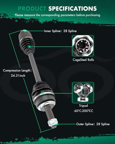 SCITOO CV Axle Drive Shaft For Acura,For Honda 2002-2007