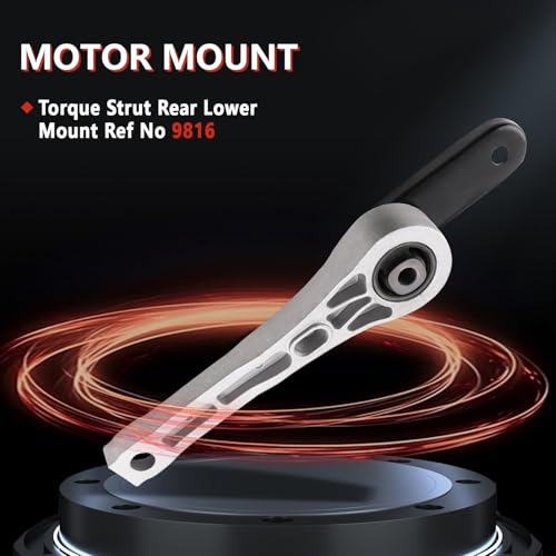 Engine Motor and Transmission Mount Kit Compatible with Q3 2015-2018 2.0L L4 &Volkswagen Tiguan 2009-2017 2.0L L4 & Tiguan Limited 2018 2.0L L4 Turbocharged OE:A6966 9920 9816 A6960HY 9705